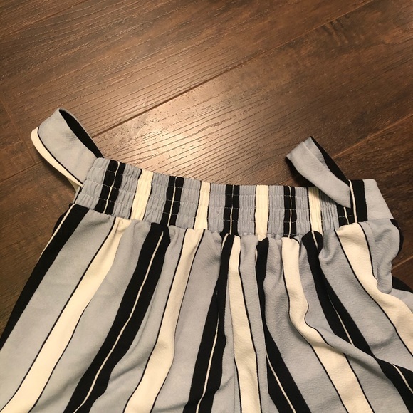 Striped trouser pants  - blue - Picture 3 of 4